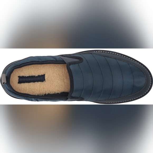 Rockport Axelrod Blue Quilted Men's Slip On Shoe Size 9.5 - Picture 5 of 8